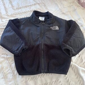The North Face Kids Black and Gray Puffer Jacket